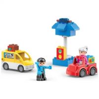 Blocks: poliție de circulație jucărie creativă set 17 bucăți - f/3/f35b648f3db49729bbc25f4648a053cde0a19c511eebd6f0fb3a1d9721f7ecd3.jpg