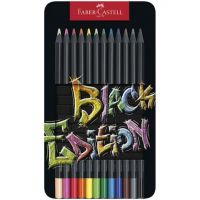 Faber-Castell: Black Edition creion colorat 12 bucăți în cutie metal - f/6/f65d5826f1a62e70b7168777cb6c4323ab34f8b088ace0c0e78250f631a74aca.jpg
