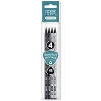 Ars Una: triunghi creioane grafit HB lemn negru cu buline pachet de 4 bucăți - f/7/f7c6613083744f033b243bf7b23da8e7dd6cd19d778141a6c0503b2714ccabf3.jpg