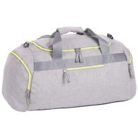 Spirit: Geantă de sport gri deschis cu fermoar verde neon 55x31x41cm - f/8/f8bf1464916c08730506950edf3f76126844abb001777d7fe792abf856627d4e.jpg