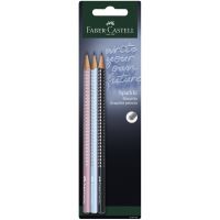 Faber-Castell: GRIP Sparkle Harmony set de 3 creioane grafit 