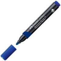 Faber-Castell: Marker permanent albastru pe bază de alcool cu vârf rotunjit - f/a/Faber-Castell-Marker-permanent-albastru-pe-baza-de-alcool-cu-varf-rotunjit-1.jpg