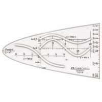 Faber-Castell: Șablon de parabolă – 14 cm, pentru diferite tipuri de funcții - f/a/Faber-Castell-Sablon-de-parabola---14-cm-pentru-diferite-tipuri-de-functii-1.jpg