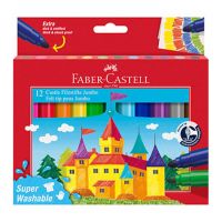 Faber-Castell: Set de 12 markere Jumbo lavabile - f/a/Faber-Castell-Set-de-12-markere-Jumbo-lavabile-1.jpg