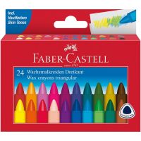 Faber-Castell: Set de 24 creioane cerate triunghiulare Jumbo - f/a/Faber-Castell-Set-de-24-creioane-cerate-triunghiulare-Jumbo-1.jpg