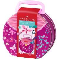 Faber Castell: Set de 33 carioci Connector în trusă metalică de mână cu model de fluture - f/a/Faber-Castell-Set-de-33-carioci-Connector-in-trusa-metalica-de-mana-cu-model-de-fluture-1.jpg