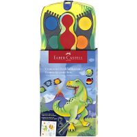 Faber-Castell: Set de acuarele Connector de 12 culori cu palete care se pot uni, cu model de dinozauri - f/a/Faber-Castell-Set-de-acuarele-Connector-de-12-culori-cu-palete-care-se-pot-uni-cu-model-de-dinozauri-1.jpg