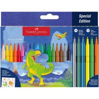 Faber-Castell: Set de carioci cu dinozauri, pachet 18+6 bucăți - f/a/Faber-Castell-Set-de-carioci-cu-dinozauri-pachet-18-6-bucati-1.jpg