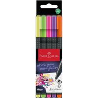 Faber-Castell: Set de carioci cu vârf fin Grip neon 0,4 mm, 5 bucăți - f/a/Faber-Castell-Set-de-carioci-cu-varf-fin-Grip-neon-0-4-mm-5-bucati-1.jpg