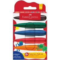 Faber-Castell: Set de creioane cerate în formă de picătură, 6 bucăți - f/a/Faber-Castell-Set-de-creioane-cerate-in-forma-de-picatura-6-bucati-1.jpg