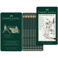Faber-Castell: Set de creioane grafit 9000 Design, în cutie metalică, 12 bucăți - f/a/Faber-Castell-Set-de-creioane-grafit-9000-Design-in-cutie-metalica-12-bucati-1.jpg