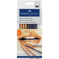 Faber-Castell: Set de creioane pentru schiță monocrome, 8 bucăți - f/a/Faber-Castell-Set-de-creioane-pentru-schita-monocrome-8-bucati-1.jpg