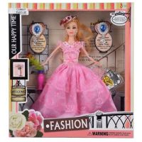 Fashion păpușă cu pălărie, în haine bal roz cu accesori 29cm - f/a/fashion-papusa-cu-palarie-in-haine-bal-roz-cu-accesori-29cm.jpg