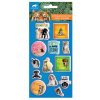 Animal Planet set de autocolante puf 3D pe foaie de 10x22cm