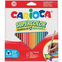 SuperColor formă triunghiulară 24 bucăți set creioane colorate - Carioca - f/c/fce34f899842565e44d2651197a5e7e03d8f762565975dda1beaaa11292fd0ba.jpg