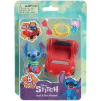 Figurină de jucărie Stitch cu mașină