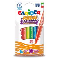 Marker set de 8 bucăţi fluorescent neon - Carioca - f/l/Fluoreszkalo-neon-szinu-filctoll-8dbos-Carioca.jpg