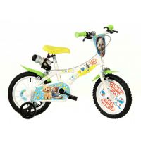 Furry Fun bicicletă pentru copii cu căței și pisici, mărimea 14 - Dino Bikes