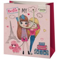 Green Grass Bestie girly pungă cadou mijlocie 20x9x23cm - g/r/green-grass-bestie-girly-punga-cadou-mijlocie-20x9x23cm.jpg