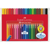 Grip marker colorat care se spală set 20 bucăţi - Faber-Castell - g/r/grip-filctoll-20db-os-szett-kimoshato-faber-castell.jpg