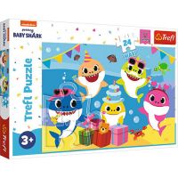 Happy Baby Shark family 24 bucăți Maxi puzzle - Trefl - h/a/happy-baby-shark-family-24-bucati-maxi-puzzle-trefl.jpg