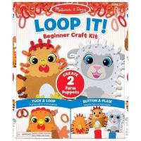 Înfășoară! Set creativ de realizare a păpușilor cu animale de fermă - Melissa & Doug