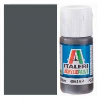 Italeri Flat Rubber (4861AP) - Vopsea mată pentru machete, culoare cauciuc, 20ml