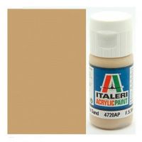 Italeri Flat Sand (4720AP) - Vopsea mată de culoare nisip pentru machete 20ml