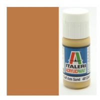 Italeri Flat US Army/Mar.Gulf Armor Sand (4812AP) - Vopsea mată pentru machete, nisip de deșert pentru blindate US Army/Mar.Gulf, 20ml
