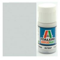 Italeri Metal Gloss Silver (4678AP) - Vopsea pentru machete argintie metalizată 20ml