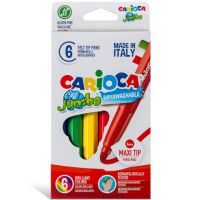 Jumbo set markere 6 bucăţi - Carioca - j/u/jumbo-set-markere-6-bucati-carioca.jpg