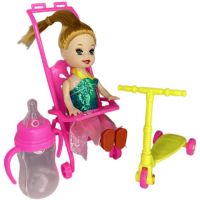 Katie: Sandra păpușă cu cărucior roz, trotinetă si biberon 10 cm - k/a/katie-sandra-papusa-cu-carucior-roz-trotineta-si-biberon-10-cm.jpg