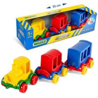 Kid Cars Trenulețe 3 bucăți set - Wader