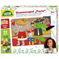 LENA: Set de joacă cu ciocănel și placă din plută, 54 de piese - Petrecere - l/e/LENA-Set-de-joaca-cu-ciocanel-si-placa-din-pluta-54-de-piese--Petrecere-1.jpg