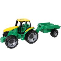 LENA: Tractor uriaş cu remorcă verde/galben 93cm - l/e/lena-tractor-urias-cu-remorca-verde-galben-93cm.jpg