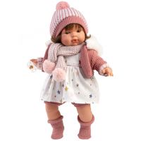 Llorens: Păpușă plângătoare Lola de 38 cm cu suzetă și căciulă tricotată - l/l/Llorens-Papusa-plangatoare-Lola-de-38-cm-cu-suzeta-si-caciula-tricotata-1.jpg