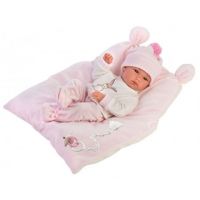 Llorens: Bimba păpușă fetiță nou născut cu pernă și șapcă 35cm - l/l/llorens-bimba-papusa-fetita-nou-nascut-cu-perna-si-sapca-35cm.jpg