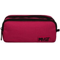 Luna: Etui cilindric Must Team Monochrome vișiniu-negru cu 2 buzunare - l/u/Luna-Etui-cilindric-Must-Team-Monochrome-visiniu-negru-cu-2-buzunare-1.jpg