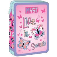 Luna: Must Team Life is Sweet penar cu două compartimente, cu fluturi - l/u/Luna-Must-Team-Life-is-Sweet-penar-cu-doua-compartimente-cu-fluturi-1.jpg