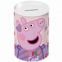 Luna: Pușculiță metalică cilindrică Peppa Pig 10x15cm - l/u/Luna-Pusculita-metalica-cilindrica-Peppa-Pig-10x15cm-1.jpg