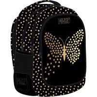Luna: Rucsac negru cu fluturi Must, cu 3 compartimente, 32x18x43cm - l/u/Luna-Rucsac-negru-cu-fluturi-Must-cu-3-compartimente-32x18x43cm-1.jpg