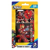 Luna: Set de instrumente de scris Iron Man, 5 bucăți - l/u/Luna-Set-de-instrumente-de-scris-Iron-Man-5-bucati-1.jpg