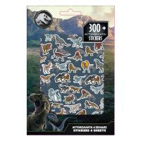 Luna: Set de stickere Jurassic World, 300 de bucăți