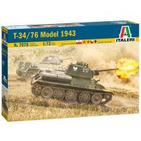 Mașină de model Italeri 1/72 T-34/76 Model 1943 tank - m/a/Masina-de-model-Italeri-1-72-T-34-76-Model-1943-tank-1.jpg