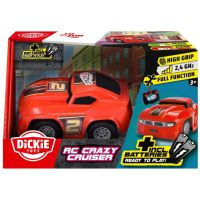 Mașină de curse teleghidată RC Crazy Cruiser 2,4 GHz – roșu - Dickie Toys