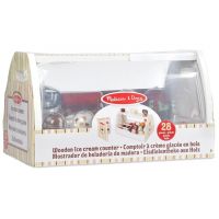 Melissa & Doug: Set de joacă din lemn - Înghețată - Spin Master
