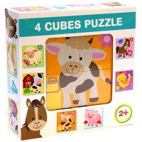 Cub de puzzle cu animale de casă 4 bucăți - m/e/Mesekocka-Haziallatokkal-4db-os.jpg