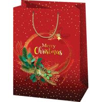 Merry Christmas pungă cadou mare culoarea roșie 27x14x33cm - m/e/merry-christmas-punga-cadou-mare-culoarea-rosie-27x14x33cm.jpg