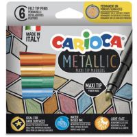 Metallic MaxiTip 6 bucăți set marker - Carioca - m/e/metallic-maxitip-6-bucati-set-marker-carioca.jpg