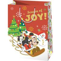Mickey Mouse Crăciun pungă cadou gigantică 40x56x20cm - m/i/mickey-mouse-craciun-punga-cadou-gigantica-40x56x20cm.jpg